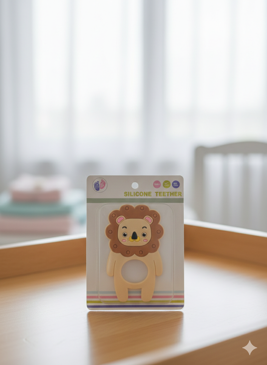 Lion Soothing Silicone Teether