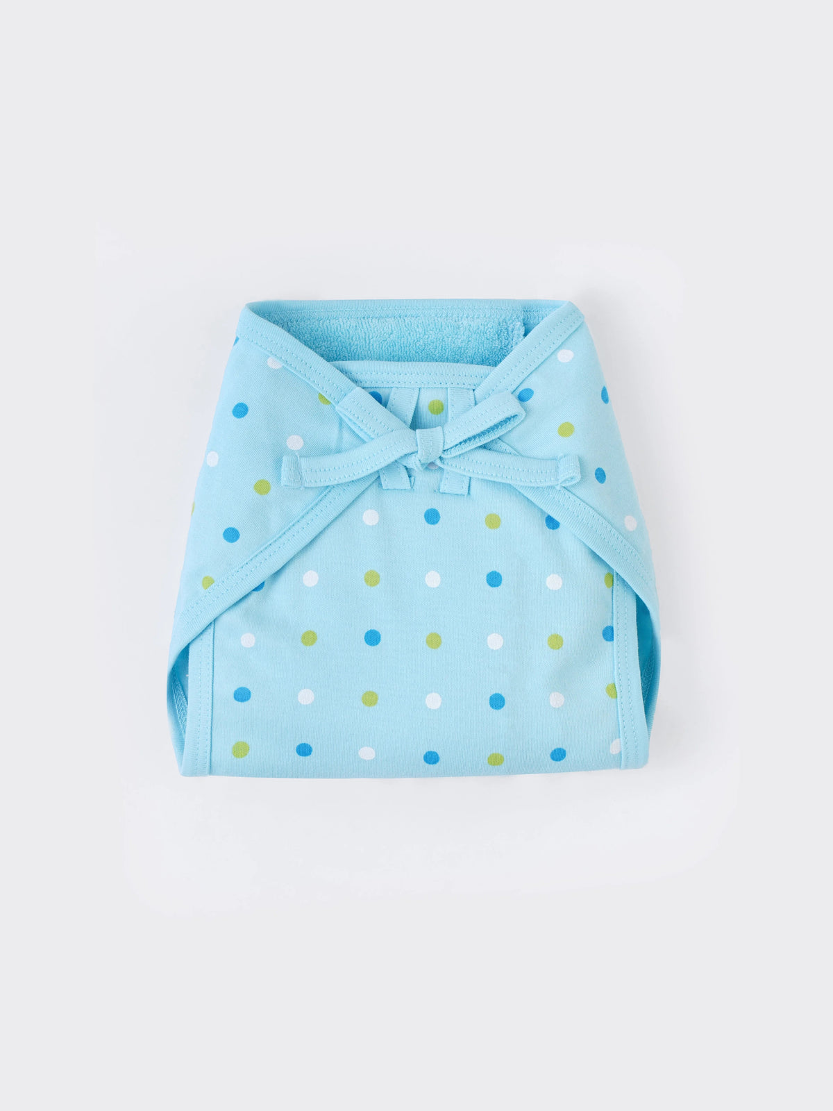 Popees 6-Piece Baby Essential Clothing Gift Set for Boys (1–6 Months) – Polka Print Soft Cotton Layette Combo
