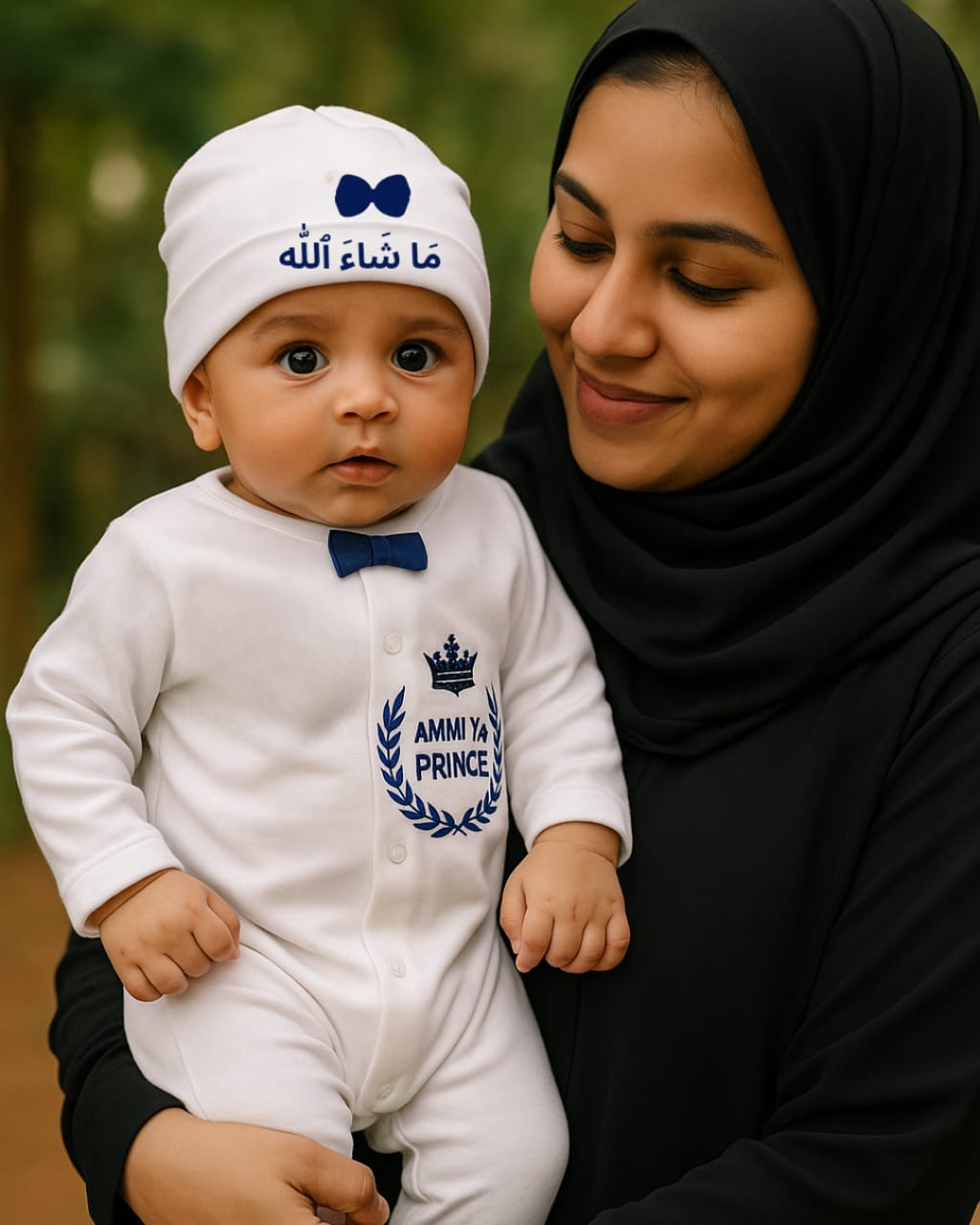 Customized Embroidery Baby Romper Set